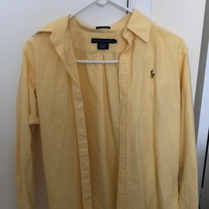 Yellow classic fit Polo